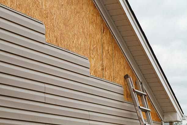 Professional Siding Repair technician working in Conover, OH